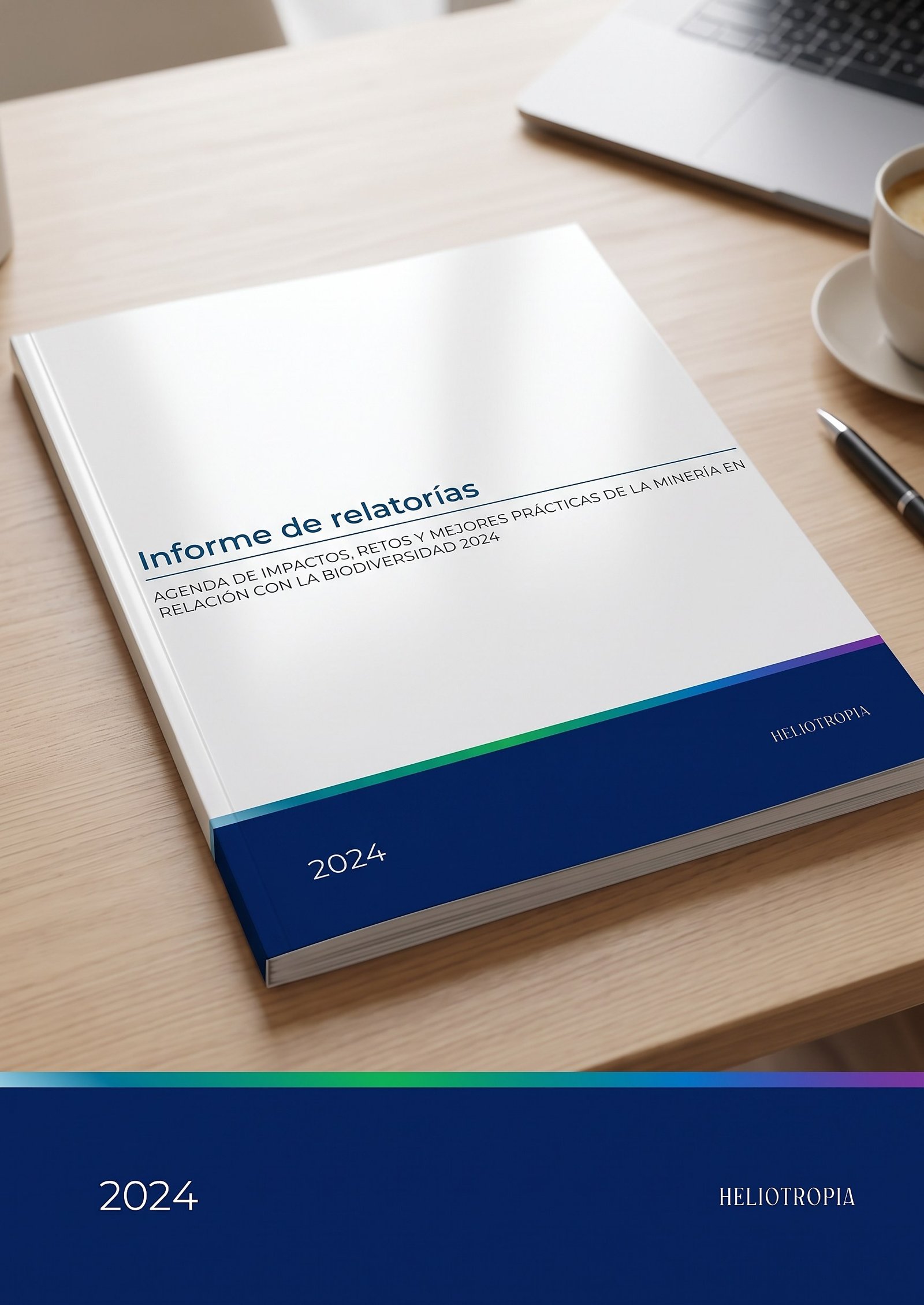 Portada del Informe de relatorías: Agenda de impactos, retos y mejores prácticas de la minería en relación con la biodiversidad 2024