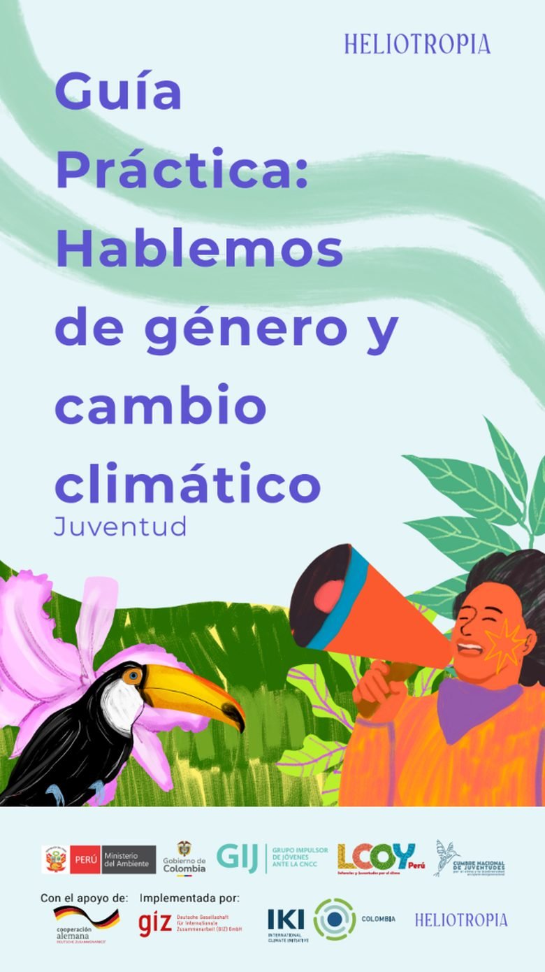 Guía práctica Hablemos de género y cambio climático, edición Juventud
